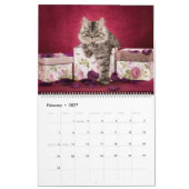 Siberian Kittens Calendar カレンダー (2月 2027)