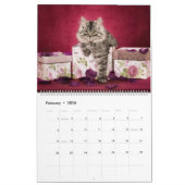 Siberian Kittens Calendar カレンダー (2月 2026)