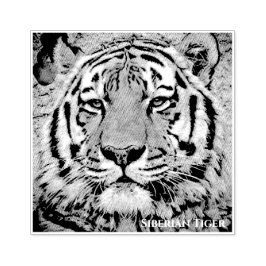 Siberian Tiger ラバースタンプ