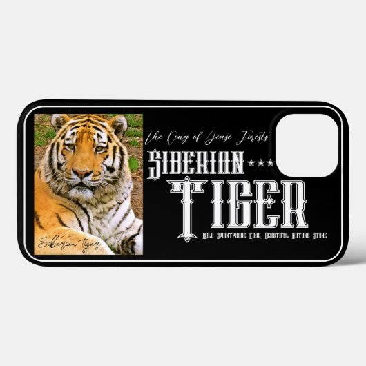 Siberian Tiger Case-Mate iPhoneケース (裏面 (横))