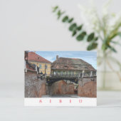 Sibiu Bridge of Liesビューポストカード ポストカード (スタンド正面)