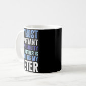 Siblings Rivalry Annoying My Sister Funny Brother コーヒーマグカップ (正面左)