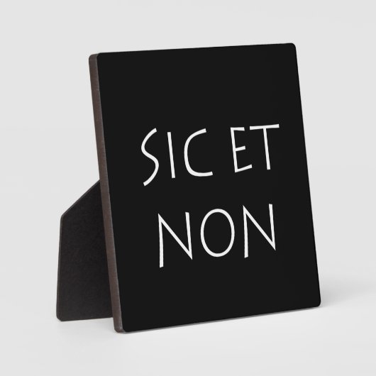 sicとnon フォトプラーク (正面)