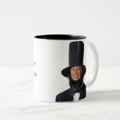 Sicのsemperのtyrannis! 幸せなPresiden… ツートーンマグカップ (正面右)