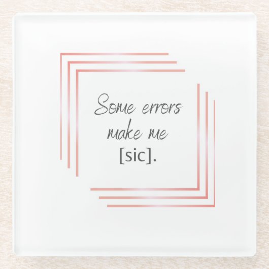 Sicコースター ガラスコースター (正面)