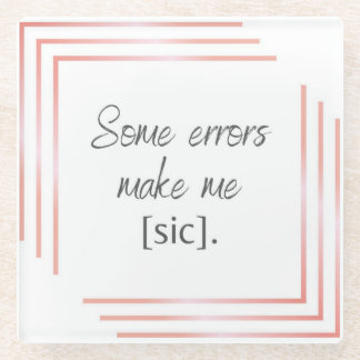 Sicピンクコースター ガラスコースター