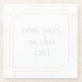 Sicピンクコースター ガラスコースター (裏面)