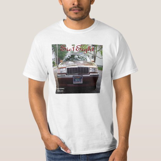 Sic1EightのCDデビューアルバムのTシャツ Tシャツ (正面)