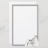 Sic Incipit Pestisの文房具 便箋 (正面/裏面)