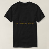 Sic Parvis Magna  (2) Tシャツ (デザイン正面)