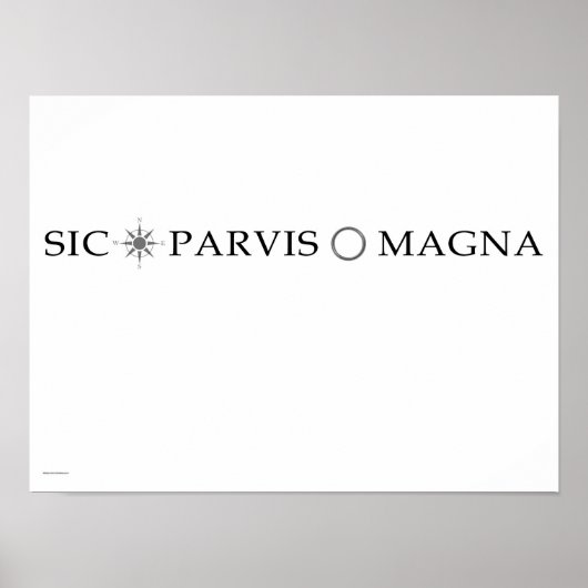 Sic Parvis Magna (Across)ポスター ポスター (正面)