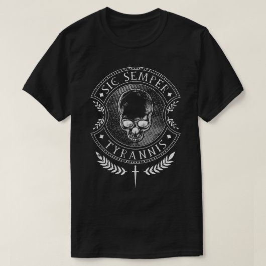 Sic Semper Tylurnis枕 Tシャツ (デザイン正面)