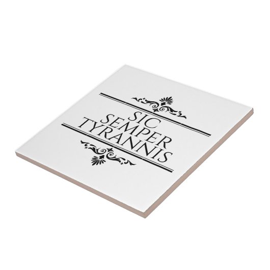Sic Semper Tyrannis タイル (側面)