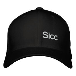 Sicc Surfing Companyによっての合われる帽子 刺繍入りキャップ
