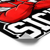 Sic'em Bulldogs Graphic Men Women Kid Boy Girl  ポスター (角)