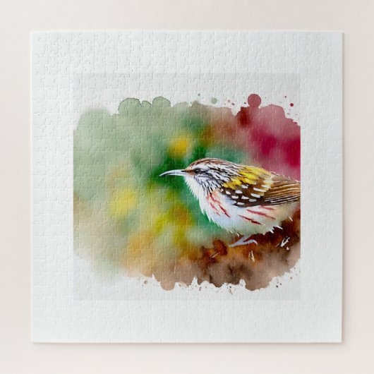 Sichuan Treecreeper 140724AREF103 - Watercolor ジグソーパズル (縦)