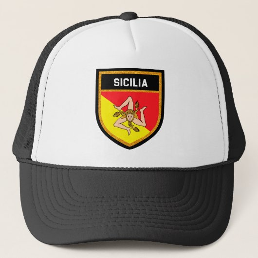 Siciliaの旗 キャップ (正面)