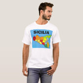 Sicilia、シシリー Tシャツ (正面フル)