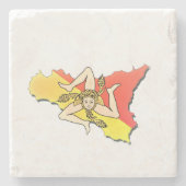 Sicilia 🇮🇹 ☀️ ストーンコースター (正面)