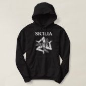 Sicilia Flag Sicily Palermo Italy パーカ (デザイン正面)