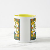 Sicilia Mt.Etna Trinacria Design Mug マグカップ (中央)