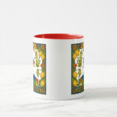 Sicilia Mt.Etna Trinacria Design Mug マグカップ (中央)