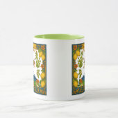 Sicilia Mt.Etna Trinacria Design Mug マグカップ (中央)