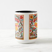 Sicilia Sicilian Design (customize with name) マグカップ (中央)