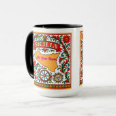 Sicilia Sicilian Design (customize with name) マグカップ (正面左)