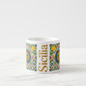 Sicilia Sicilian Pattern エスプレッソカップ (正面)