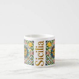 Sicilia Sicilian Pattern エスプレッソカップ
