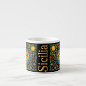 Sicilia Sicilian Pattern エスプレッソカップ (正面)