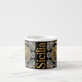 Sicilia Sicilian Pattern エスプレッソカップ