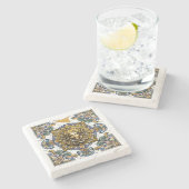 Sicilia Sicilian Pattern ストーンコースター (横)