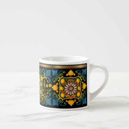 Sicilia Sicilian Pattern Espresso Cup エスプレッソカップ (右)