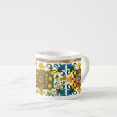 Sicilia Sicilian Pattern Espresso Cup エスプレッソカップ (正面右)