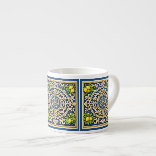 Sicilia Sicilian Pattern Espresso Cup エスプレッソカップ (正面右)