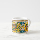 Sicilia Sicilian Pattern Espresso Cup エスプレッソカップ (正面右)