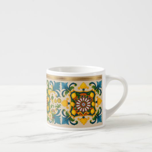 Sicilia Sicilian Pattern Espresso Cup エスプレッソカップ (右)