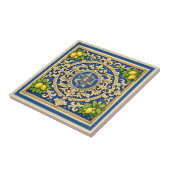 Sicilia Trinacria Sicilian design  タイル (側面)