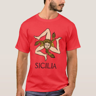 Sicilia - Triskelionのシシリアのワイシャツ Tシャツ