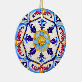 Sicilian Baroque Flower I セラミックオーナメント (右)