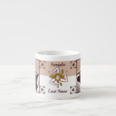 Sicilian Family Personalized Espresso cup エスプレッソカップ (正面)