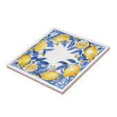 Sicilian Lemon Tiles Pattern Mediterranean Dolce  タイル (側面)