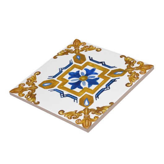Sicilian,majolica,tiles,    タイル (側面)