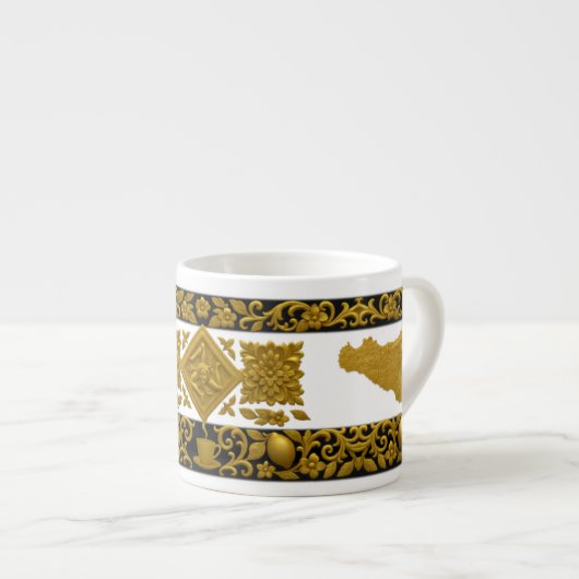 Sicilian Pattern Espresso cup エスプレッソカップ (正面右)