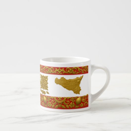 Sicilian Pattern Espresso cup エスプレッソカップ (右)