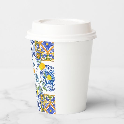 Sicilian style,summer art       紙コップ (左)