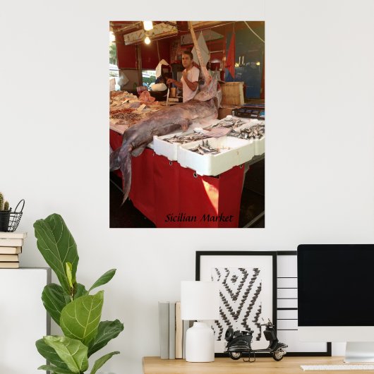 Sicilian Swordsman ポスター (ホームオフィス)