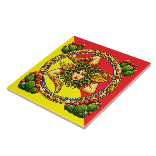 Sicilian Trinacria   タイル (側面)